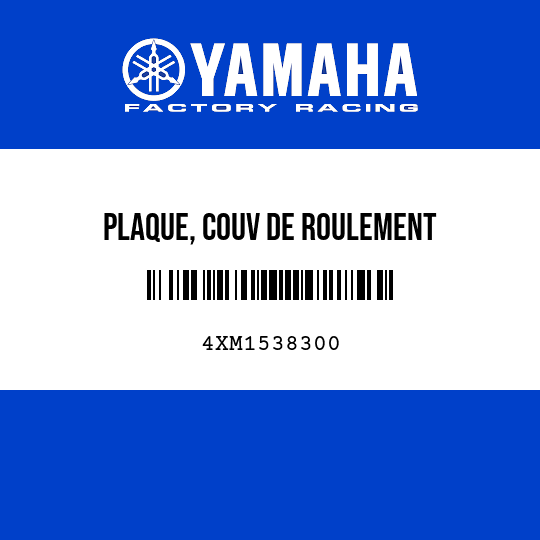 PLAQUE, COUV DE ROULEMENT