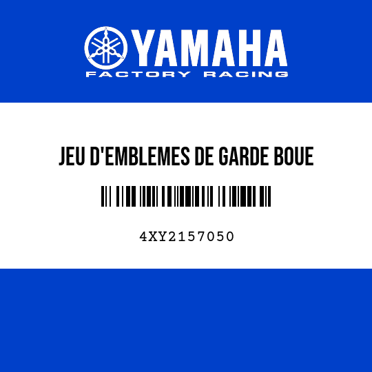 JEU D'EMBLEMES DE GARDE BOUE