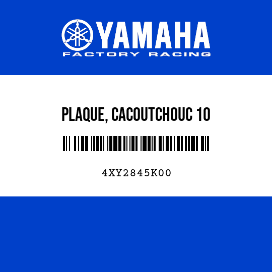 PLAQUE, CACOUTCHOUC 10