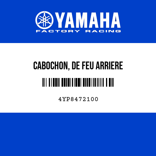 CABOCHON, DE FEU ARRIERE