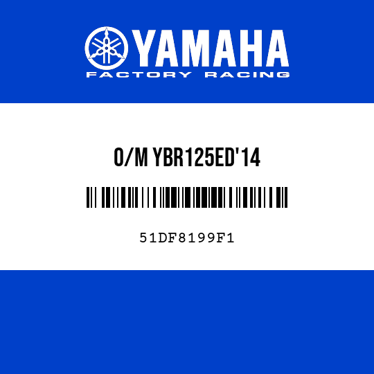 O/M YBR125ED'14