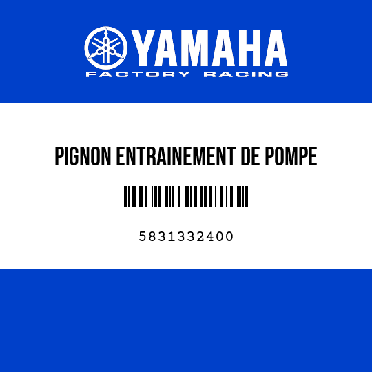 PIGNON ENTRAINEMENT DE POMPE