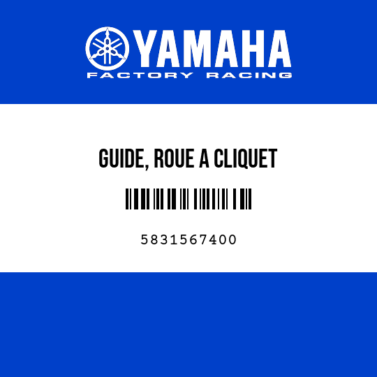 GUIDE, ROUE A CLIQUET