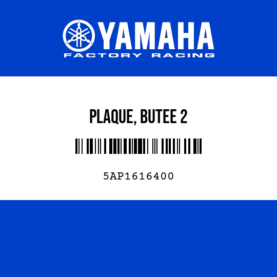 PLAQUE, BUTEE 2