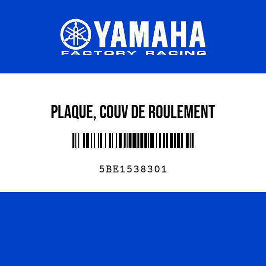 PLAQUE, COUV DE ROULEMENT