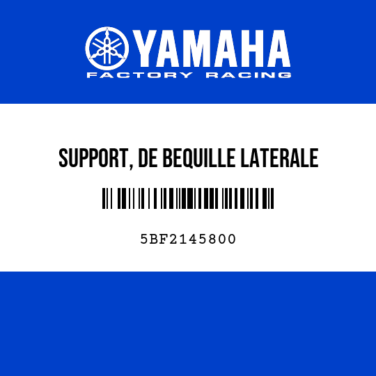 SUPPORT, DE BEQUILLE LATERALE