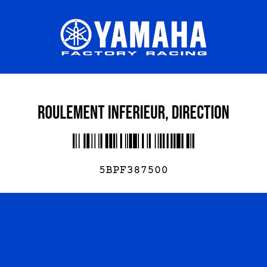 ROULEMENT INFERIEUR, DIRECTION