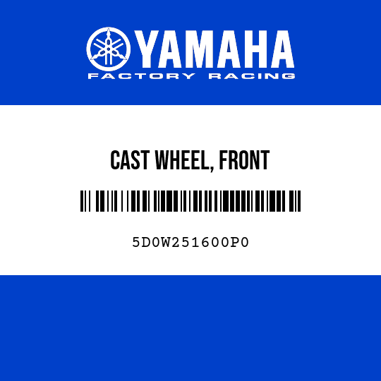 CAST WHEEL, FRONT