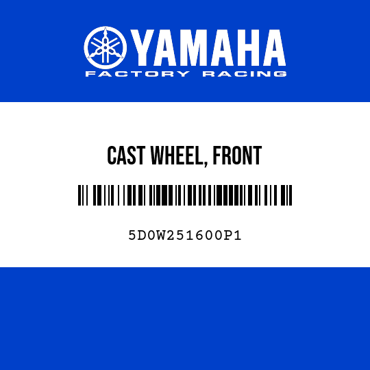 CAST WHEEL, FRONT