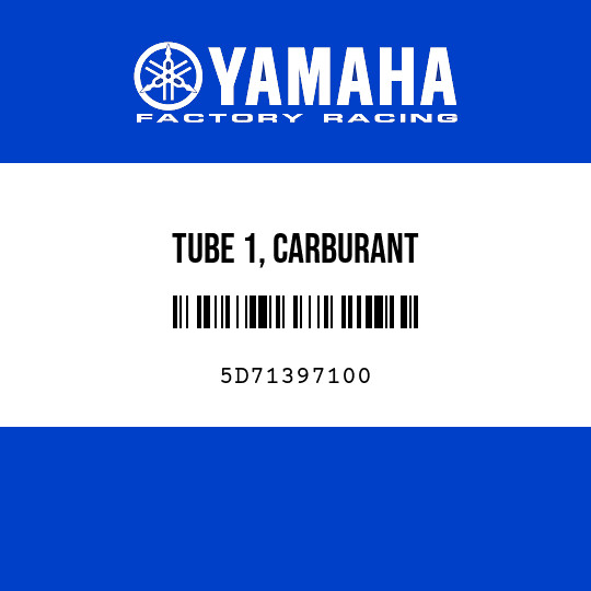 TUBE 1, CARBURANT