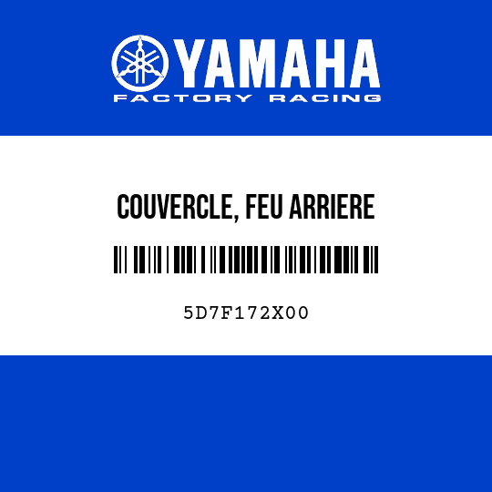 COUVERCLE, FEU ARRIERE