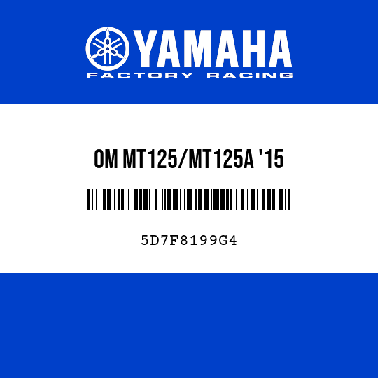 OM MT125/MT125A '15