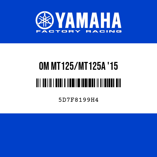 OM MT125/MT125A '15