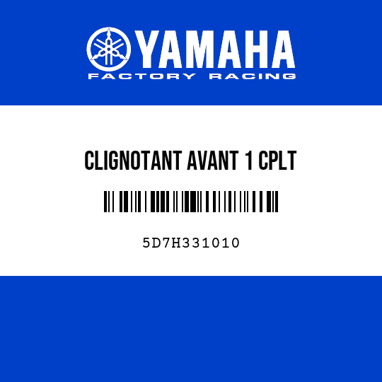 CLIGNOTANT AVANT 1 CPLT