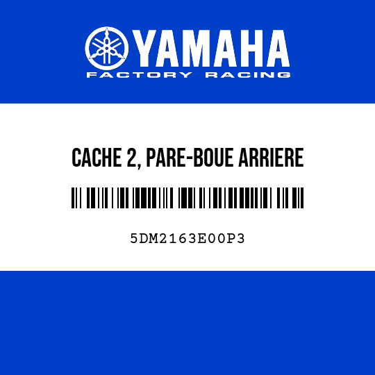 CACHE 2, PARE-BOUE ARRIERE