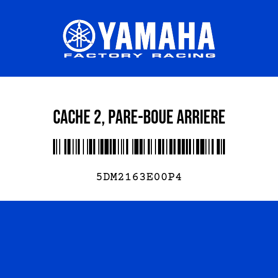CACHE 2, PARE-BOUE ARRIERE
