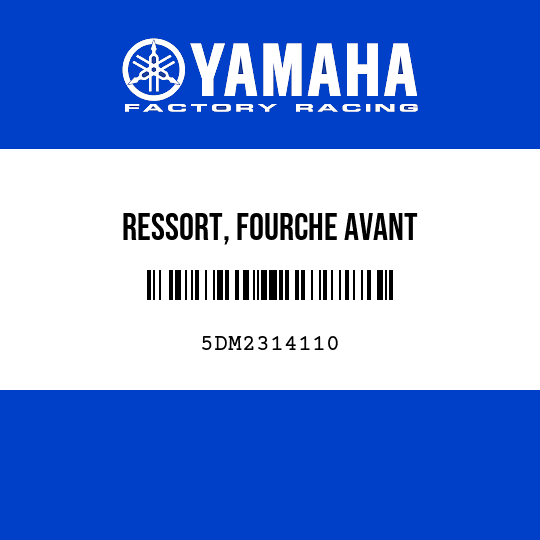RESSORT, FOURCHE AVANT