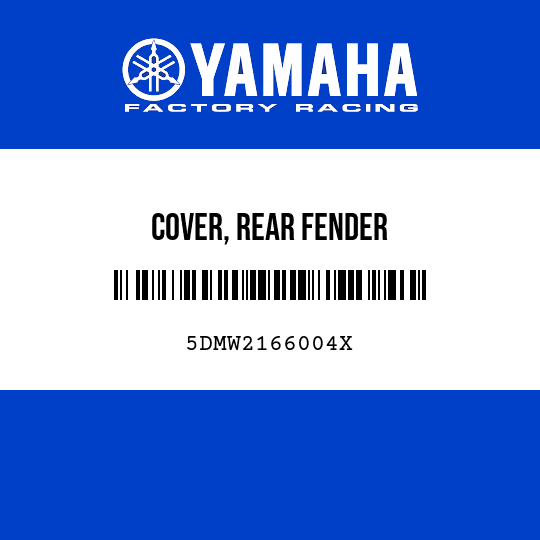 COVER, REAR FENDER