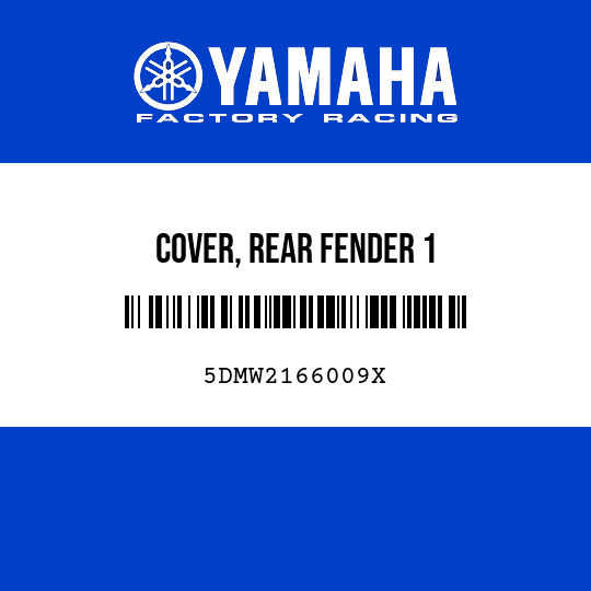 COVER, REAR FENDER 1