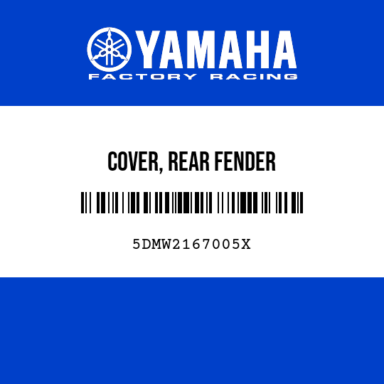 COVER, REAR FENDER