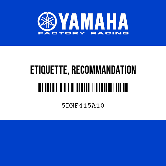 ETIQUETTE, RECOMMANDATION