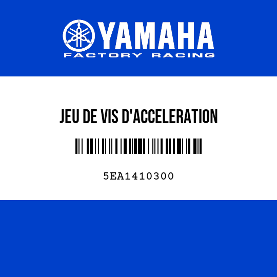 JEU DE VIS D'ACCELERATION