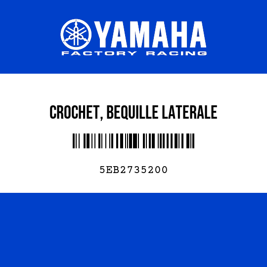 CROCHET, BEQUILLE LATERALE