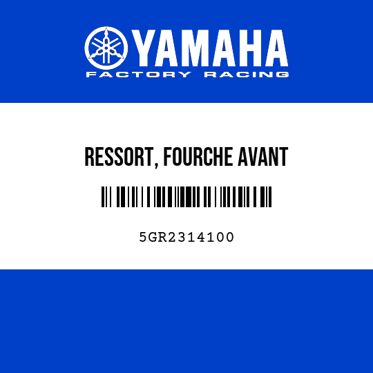RESSORT, FOURCHE AVANT
