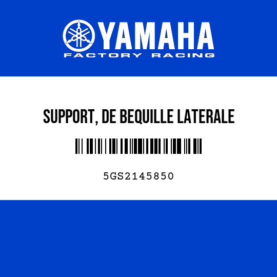 SUPPORT, DE BEQUILLE LATERALE