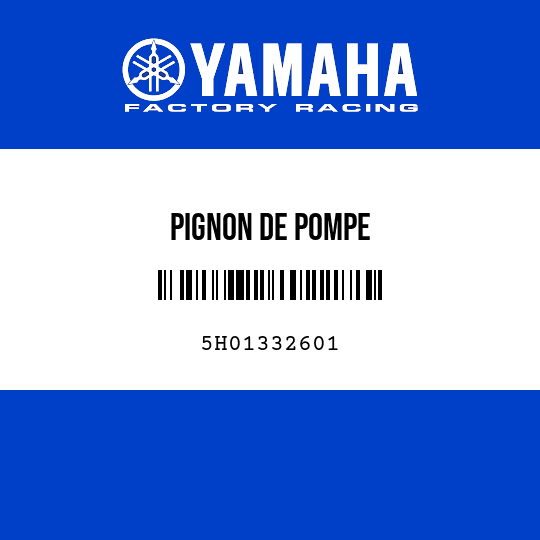 PIGNON DE POMPE