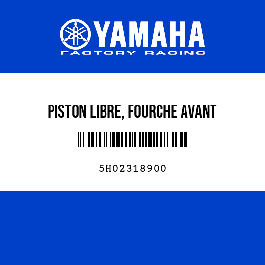PISTON LIBRE, FOURCHE AVANT