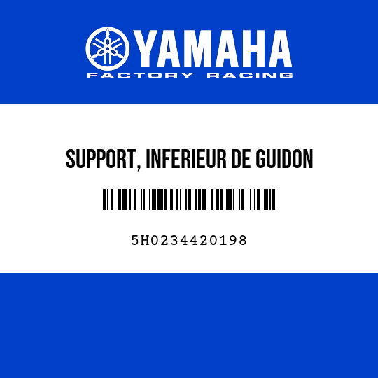 SUPPORT, INFERIEUR DE GUIDON