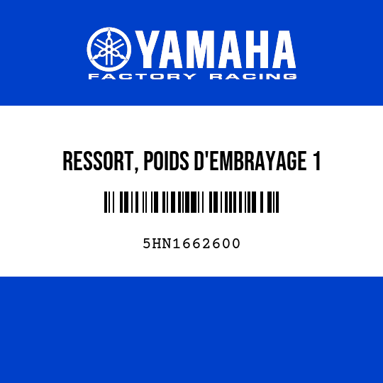 RESSORT, POIDS D'EMBRAYAGE 1