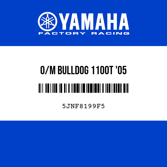 O/M BULLDOG 1100T '05