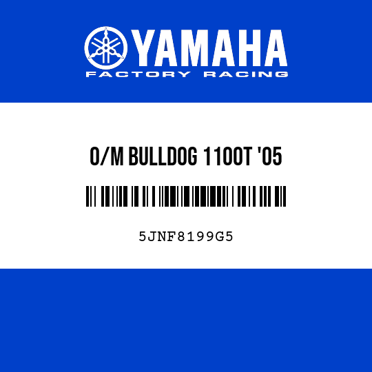 O/M BULLDOG 1100T '05