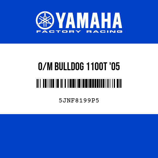 O/M BULLDOG 1100T '05