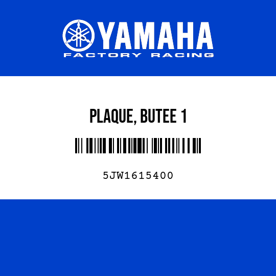 PLAQUE, BUTEE 1