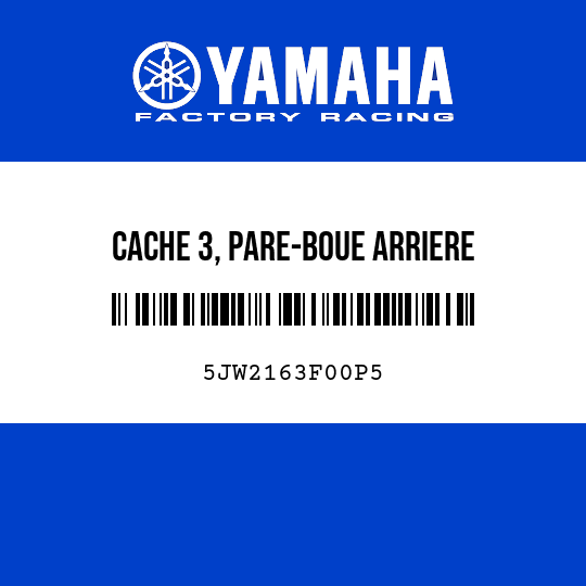 CACHE 3, PARE-BOUE ARRIERE