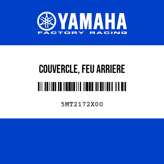 COUVERCLE, FEU ARRIERE