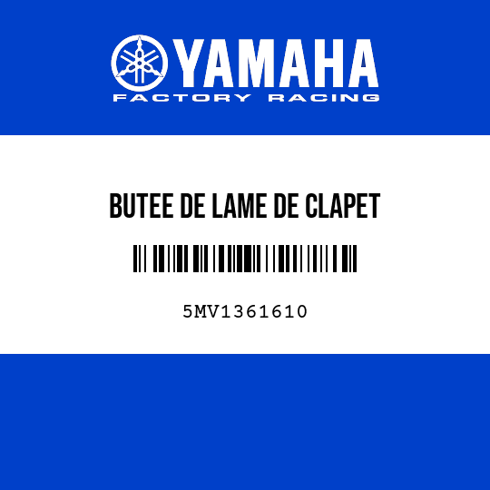 BUTEE DE LAME DE CLAPET