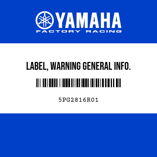 LABEL, WARNING GENERAL INFO.