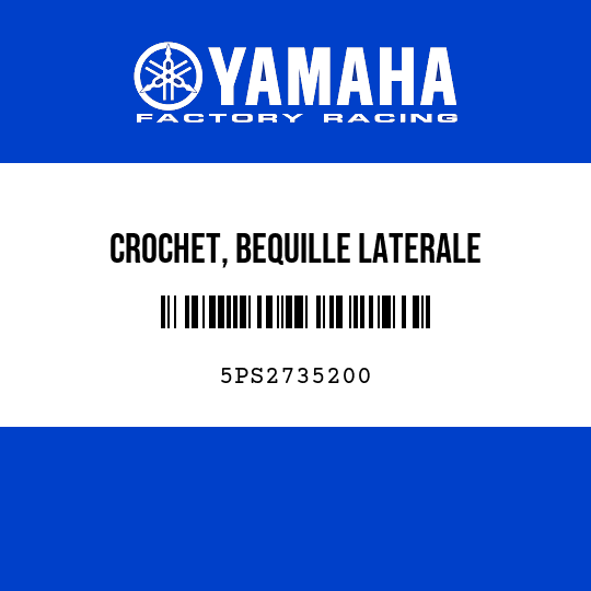 CROCHET, BEQUILLE LATERALE