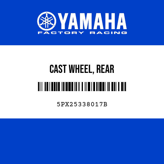 CAST WHEEL, REAR
