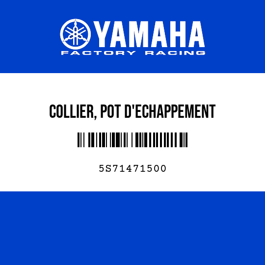 COLLIER, POT D'ECHAPPEMENT