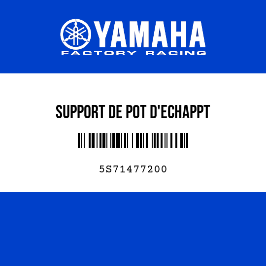 SUPPORT DE POT D'ECHAPPT