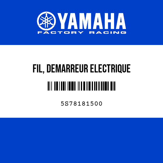 FIL, DEMARREUR ELECTRIQUE