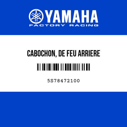 CABOCHON, DE FEU ARRIERE