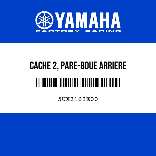 CACHE 2, PARE-BOUE ARRIERE