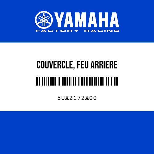 COUVERCLE, FEU ARRIERE