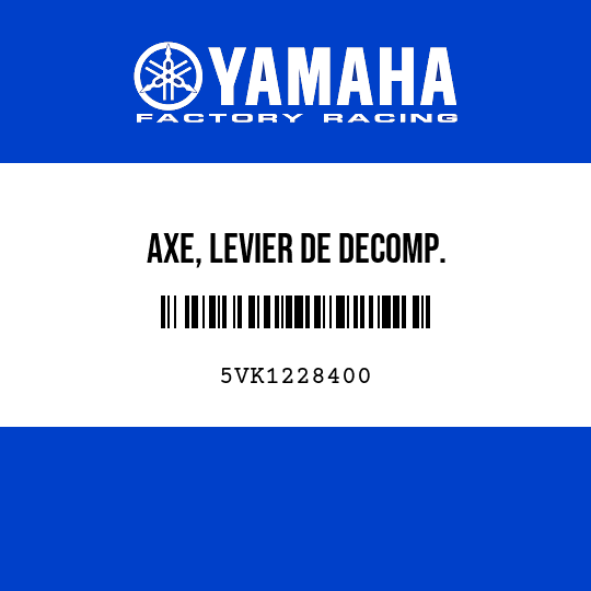 AXE, LEVIER DE DECOMP.